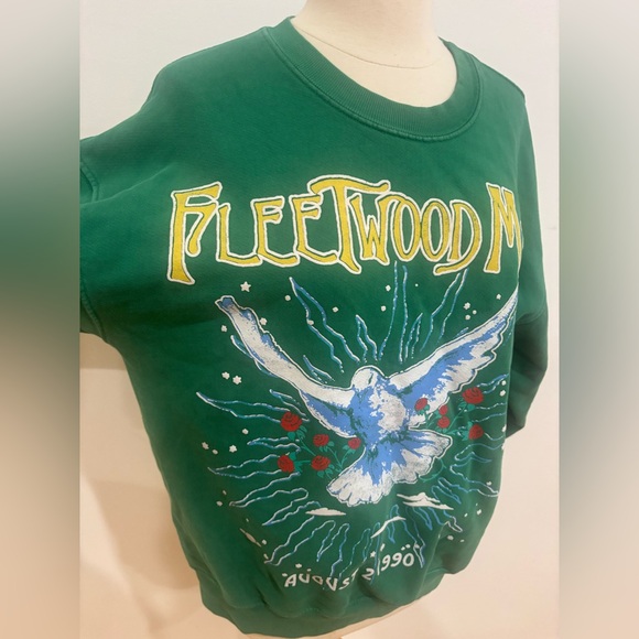 Daydreamer Fleetwood Mac 1990 Dove Boyfriend Crew Neck Sweatshirt, Size: M - Picture 7 of 15
